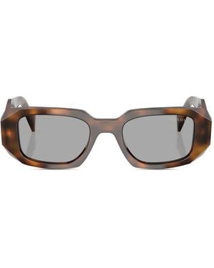 Prada スクエアフレーム サングラス - グレー