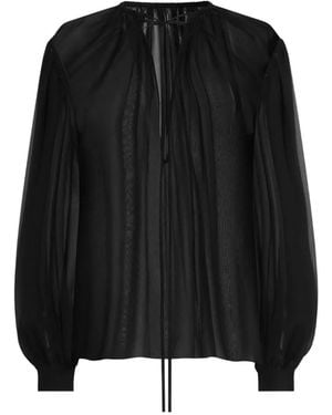 Dolce & Gabbana Zijden Top - Zwart