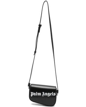 Palm Angels Mini Sac Crash À Logo - White