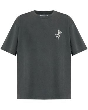Samsøe & Samsøe Organic Cotton T-Shirt - Grey