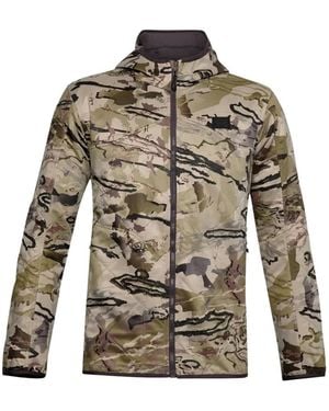 Under Armour Zip-Fastening Hooded Jacket - Green