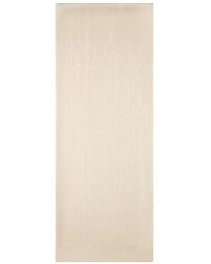 Roberto Cavalli Jacquard Monogram Scarf - Natural