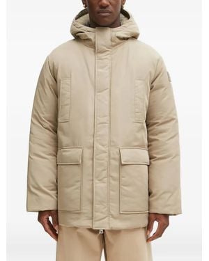 Maison Kitsuné Flap-Pocket Hooded Jacket - Natural