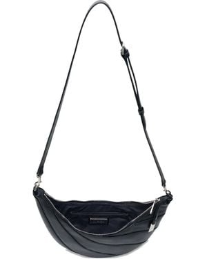 Joy Gryson Pleated Crescent Shoulder Bag - White