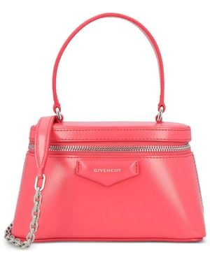 Givenchy Antigona Chain-Detail Leather Tote Bag - Pink