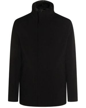 Montecore High-Neck Zip-Front Jacket - Black