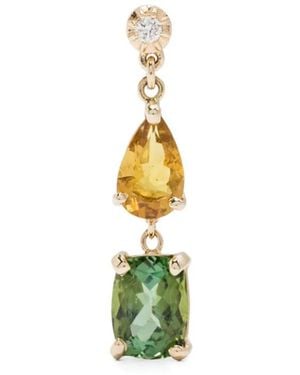 Jacquie Aiche 14Kt Sophia Multi-Stone Earring - Metallic
