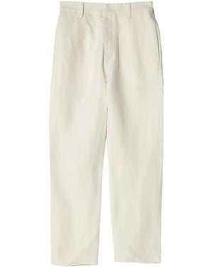 Uma Wang Poetic Geplooide Broek - Wit