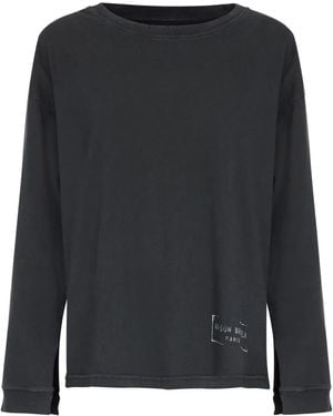 Maison Margiela ロゴ スウェットシャツ - ブラック