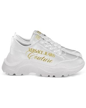 Versace Jeans Couture Fondo Speedtrack Platform Trainers - White