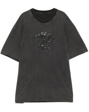 JNBY Washed Ceramic Dog T-Shirt - Black