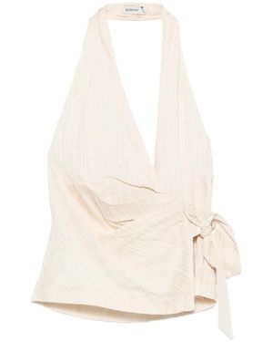 Jonathan Simkhai Bria Wrap-Style Top - White