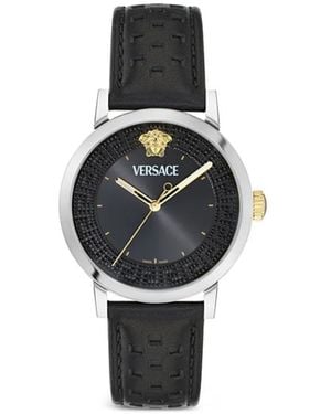 Versace Albireo 40Mm Watch - Black