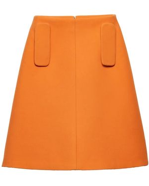 Prada Tricotine Skirt - Orange
