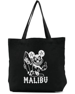 Local Authority Graphic-Print Tote Bag - Black