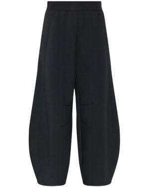 Nike Curved-Seam Wide-Leg Trousers - Black