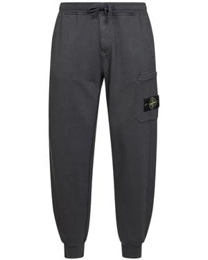 Stone Island Logo-Patch Track Trousers - Grey
