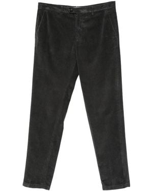 Briglia 1949 Corduroy Straight-Leg Trousers - Black