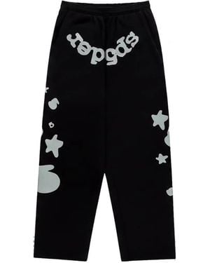 Sp5der Beluga Reflective Track Pants - Black