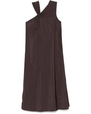 Soeur Emna Midi Dress - Brown