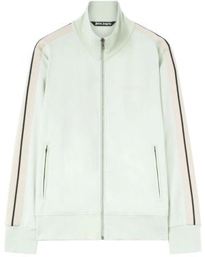 Palm Angels Stripe Detail Sweatshirt - Green