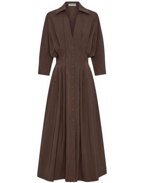 Nicholas Lanae Dress - Brown