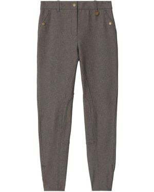 Burberry ロゴディテール パンツ - グレー