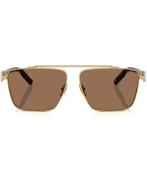 Dolce & Gabbana Pilot-Frame Sunglasses - Metallic