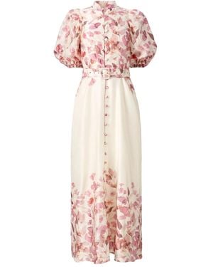 MOOS STUDIO Rosewind Kleid mit Blumen-Print - Pink