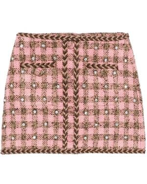 GIUSEPPE DI MORABITO Minirock Mit Vichy-Karo - Pink