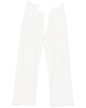 DIESEL Logo-Patch Track Trousers - White