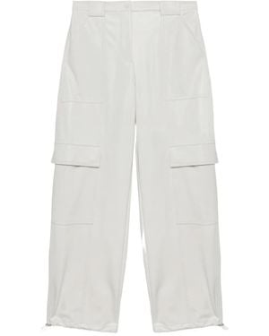Jonathan Simkhai Sofia Cargo Trousers - White