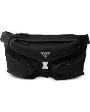 Prada Re-Nylon Heuptas Met Meerdere Zakken - Zwart