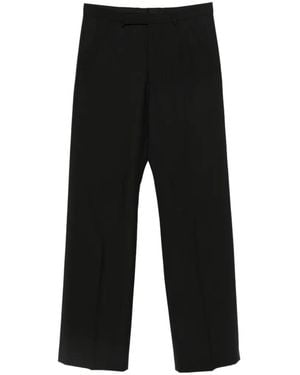 Rick Owens Pantalones De Vestir Con Pinzas - Negro
