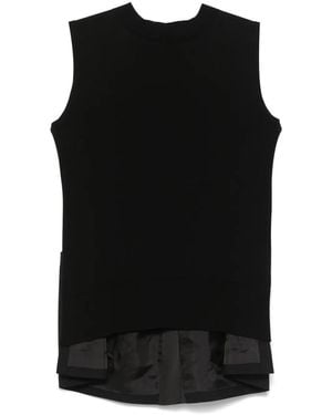 Sacai Colorblock Vest - Black