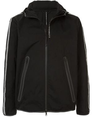 Neil Barrett Logo-Print Hoodedjacket - Black