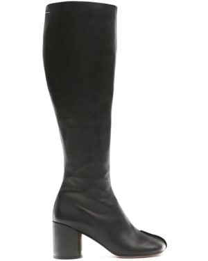 MM6 by Maison Margiela Anatomic Stitch' Boots - Black