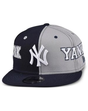 KTZ 9FIFTY New York Yankees Team Split Baseballkappe - Blau