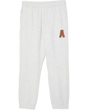 Aape By A Bathing Ape Logo-Embossed Trousers - White