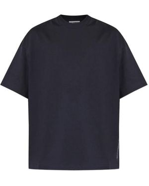 Jil Sander T-Shirt À Logo Imprimé - Blue