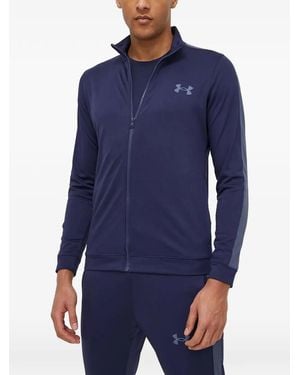 Under Armour Logo-Print Zip-Up Tracksuit - Blue