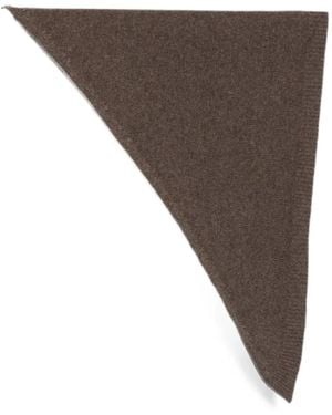 Rohe Triangular-Shape Knitted Scarf - Grey