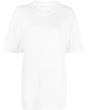 Extreme Cashmere Cotton-Cashmere T-Shirt - White