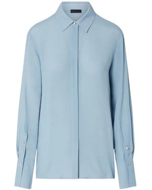 Liu Jo Crepe De Chine Shirt - Blue