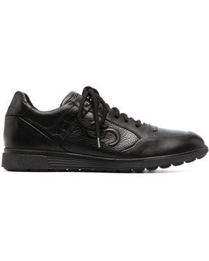 Casadei Monogram Low-Top Trainers - Black