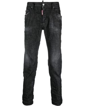 DSquared² ディースクエアード ダメージ スキニージーンズ - ブラック