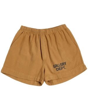 GALLERY DEPT. Shorts French Zuma Con Logo - Marrone