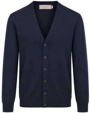 Canali Nuvola Cardigan Mit Knöpfen - Blau