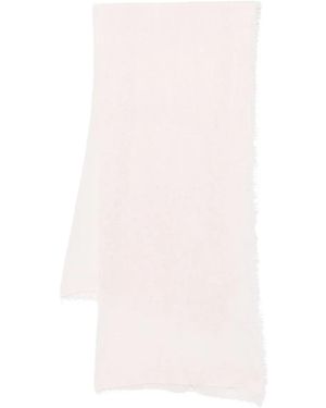 Warm-me Pashmina con bordes deshilachados - Rosa