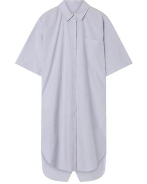 Lee Mathews Hemdkleid mit Brusttasche - Weiß